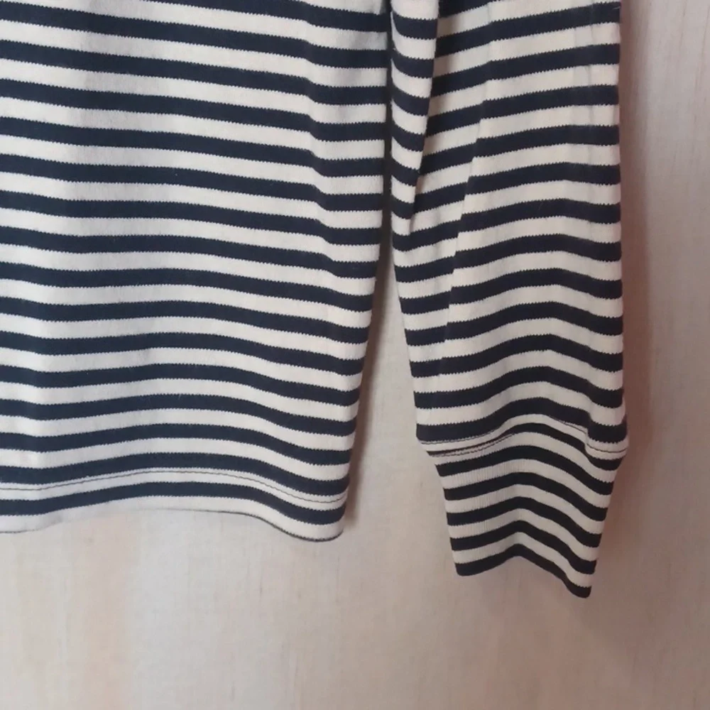 Lauren Ralph Lauren Striped Turtleneck, Embroidered Crest Size P/P Vintage - Picture 7 of 11